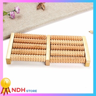 Bàn lăn gỗ massage chân 5 thanh 3520