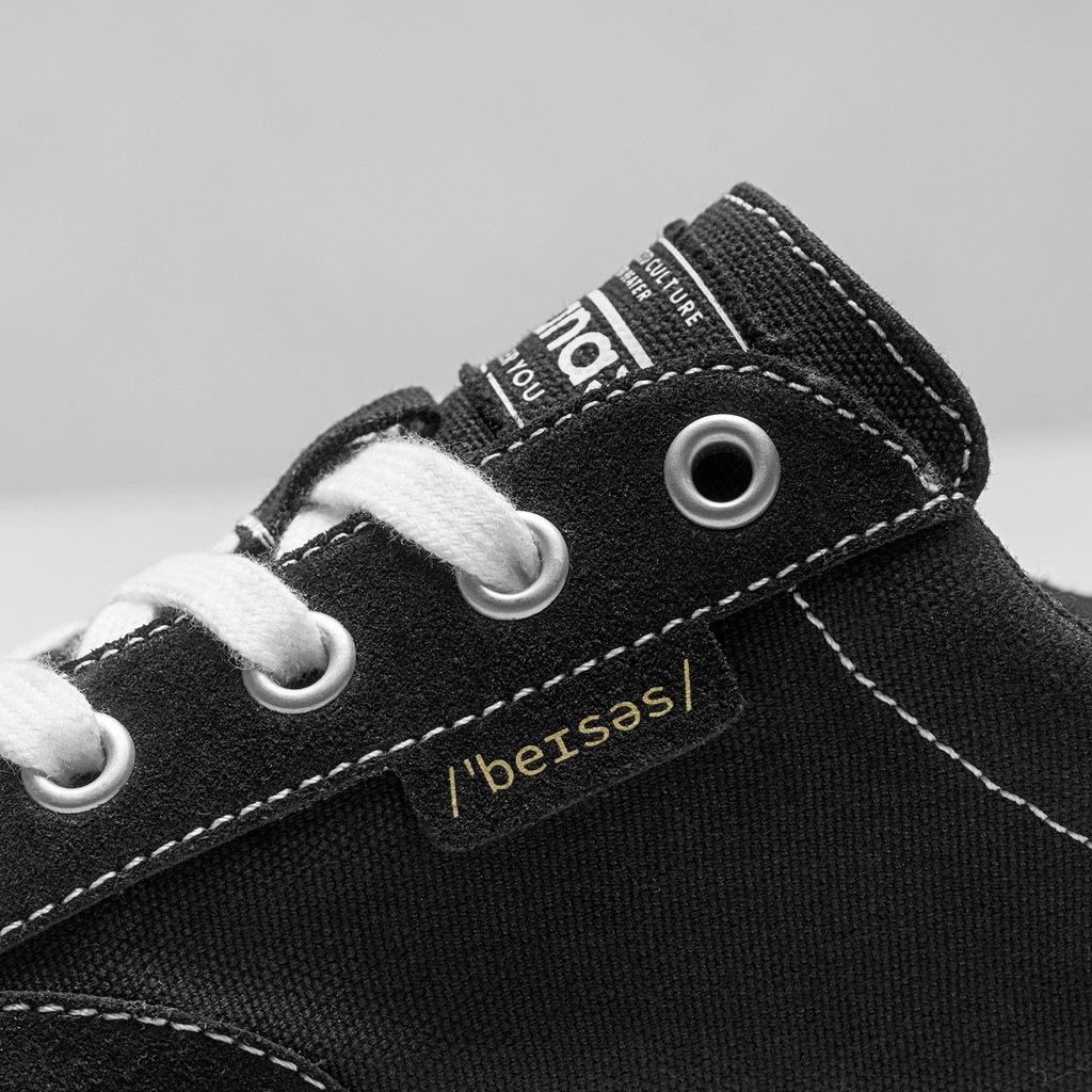 GIÀY SNEAAKER ANANAS LOW TOP - BLACK/GUM UY TÍN.