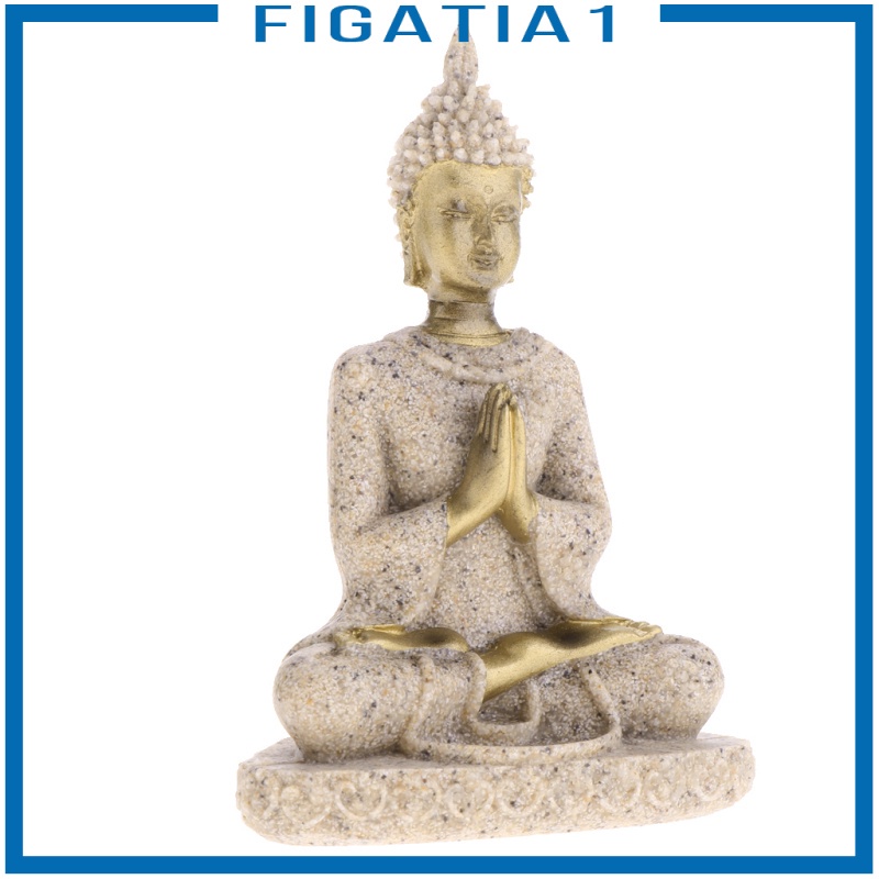 Tượng phật ngồi trên đá cát