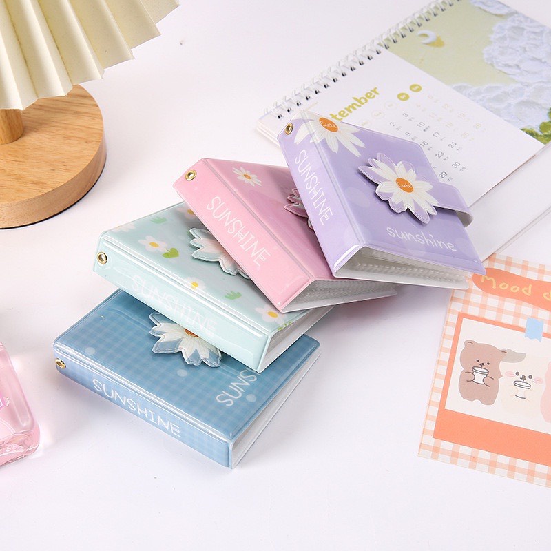 Collect Book Album Ảnh Daisy dùng để bảo vệ card bo góc, ảnh polaroid, thẻ bài, thẻ Anime,...