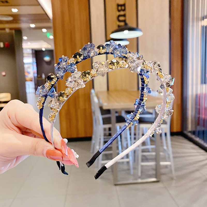 Cài tóc đính đá phong cách Hàn Quốc mới cho nữ