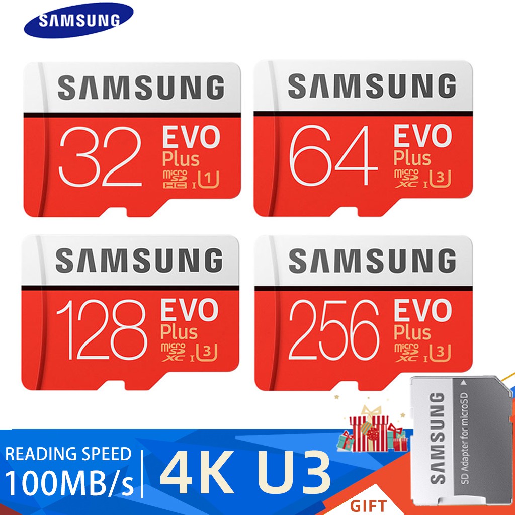 Thẻ Nhớ Samsung 32gb 64gb 128gb 256gb 100mb / S Ultra Microsd Sd Class 10