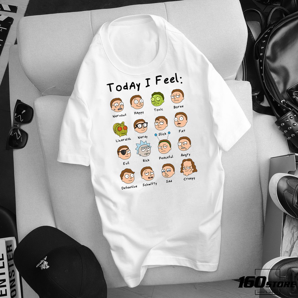 ÁO THUN CỘC TAY RICK AND MORTY VẢI COTTON XẢ KHO GIÁ SỐC CHO HỘI NHÓM - 061653