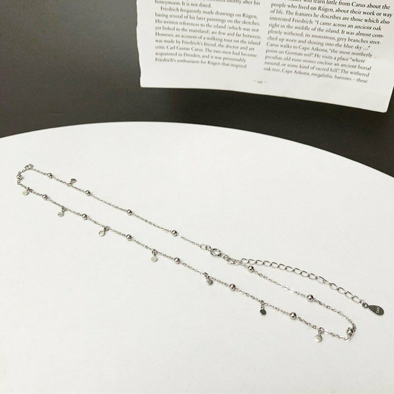 Dây Chuyền Choker Thiết Kế Mặt Hình Tròn Hợp Thời Trang Cho Nữ