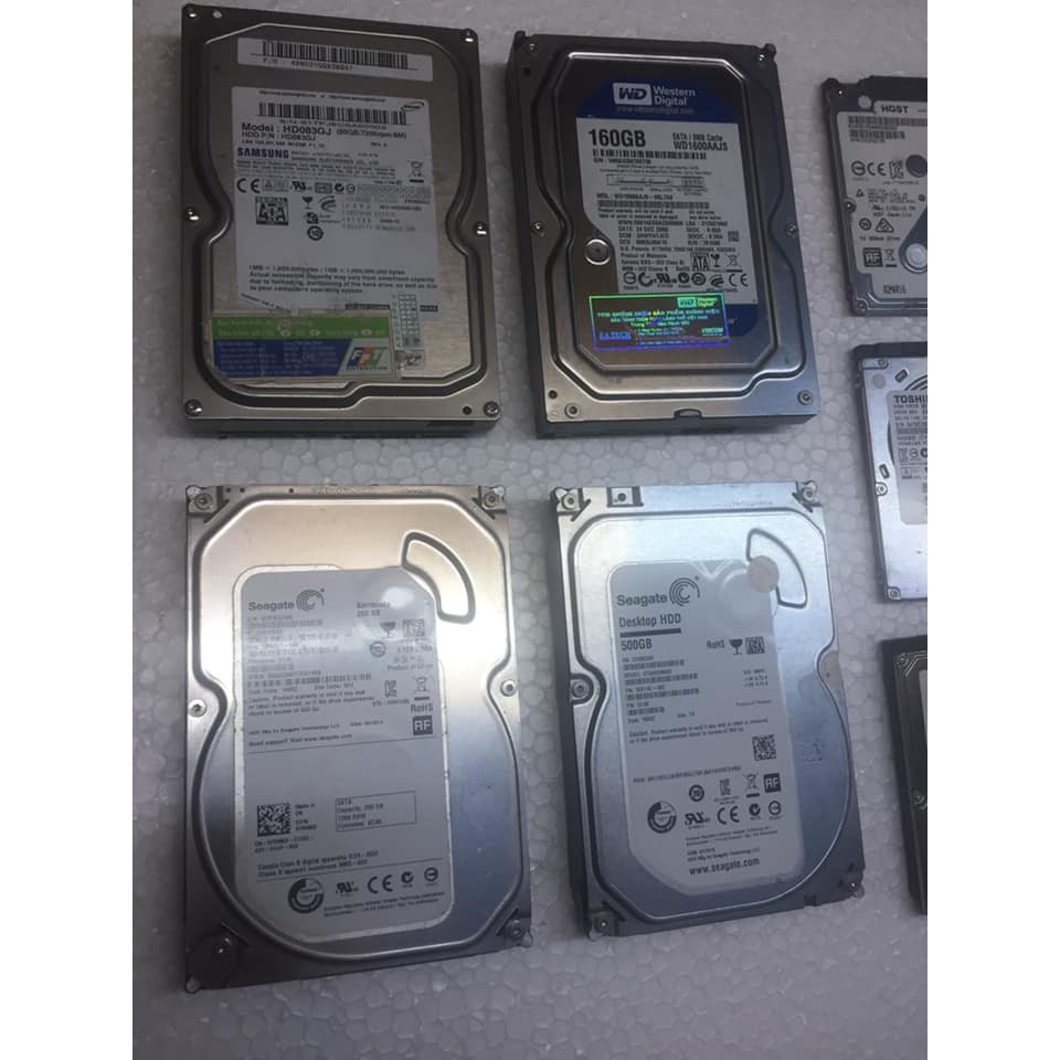 Ổ Cứng HDD Máy tính PC chuẩn SATA 160Gb Caution Kĩ Thuật