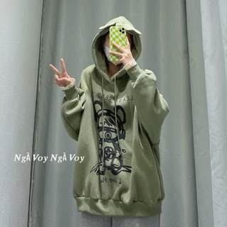 Áo hoodie tai gấu