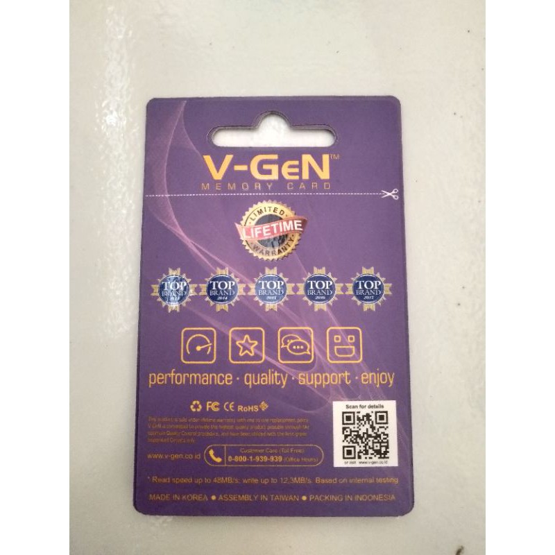 Thẻ Nhớ V-Gen Dung Lượng 8gb