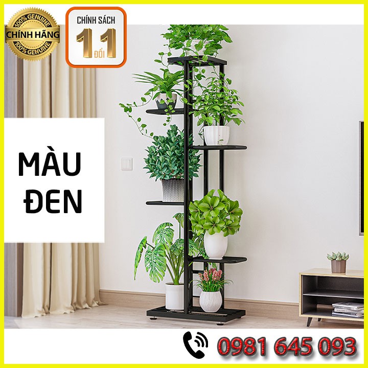 Giá sắt để cây cảnh chậu hoa 6 tầng trong nhà, ban công trang trí sang trọng