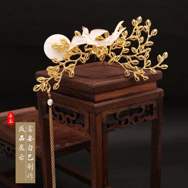 Set làm trâm kim quan cài tóc