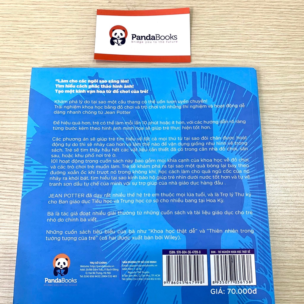 Sách Panda Bác Học Nhí - Thí nghiệm khoa học thật dễ