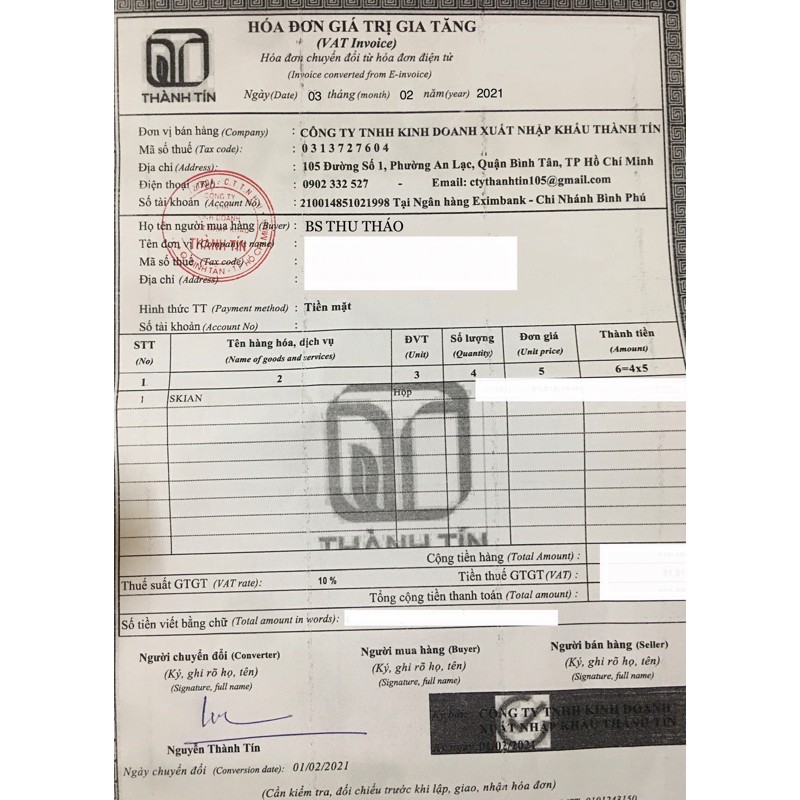 VIÊN UỐNG SKIAN HỖ TRỢ GIẢM MỤN SÁNG DA