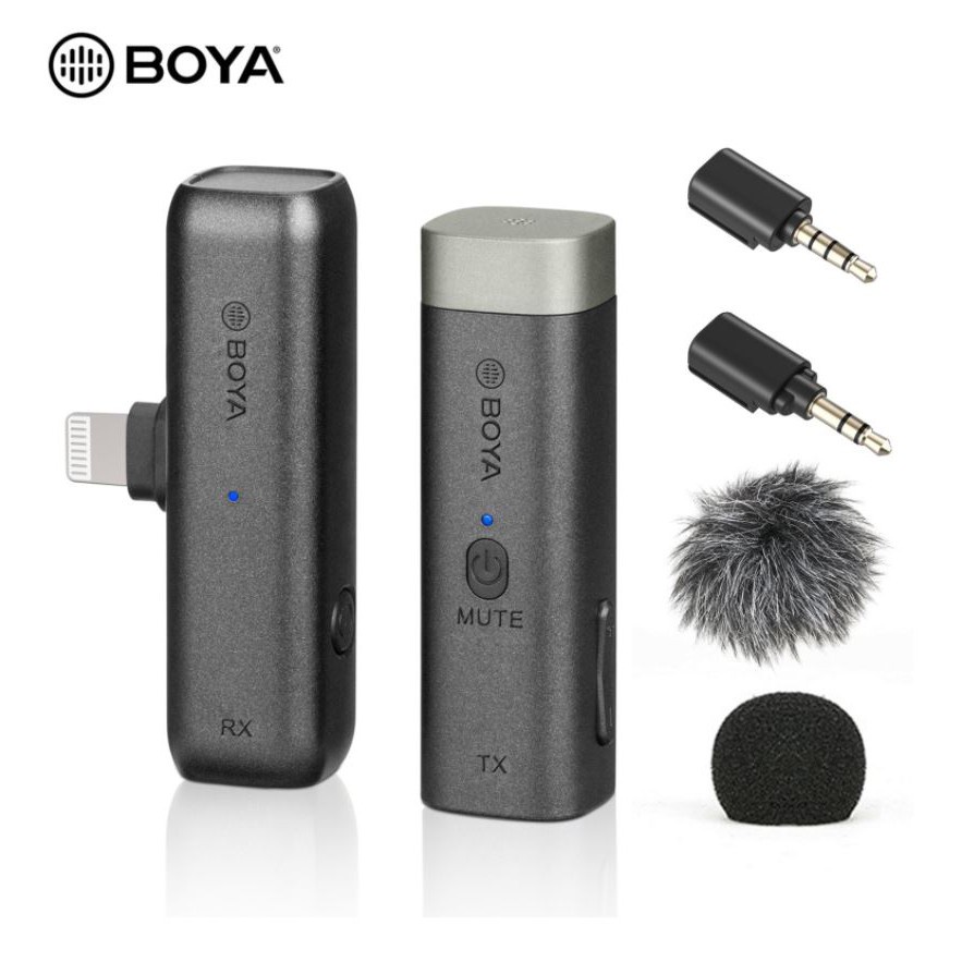 Micro Không Dây BY-WM3D / BY-WM3U Cho Các Thiết Bị IOS, Android Smartphone, Cameras