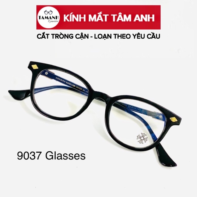 Gọng kính cận nam nữ CHROME Heart dáng mắt tròn Nhận cắt mắt cận, viễn, loạn theo yêu cầ