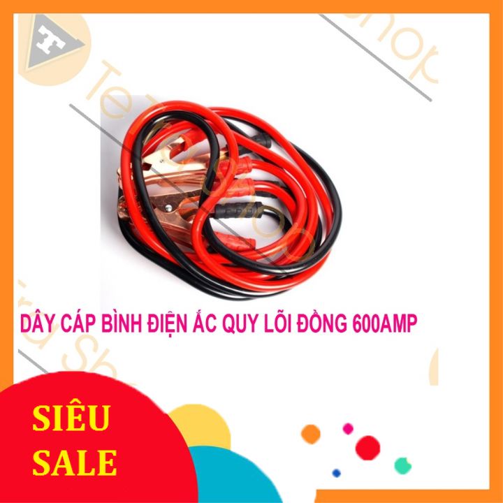 DÂY CÁP BÌNH ĐIỆN ẮC QUY LÕI ĐỒNG 600AMP