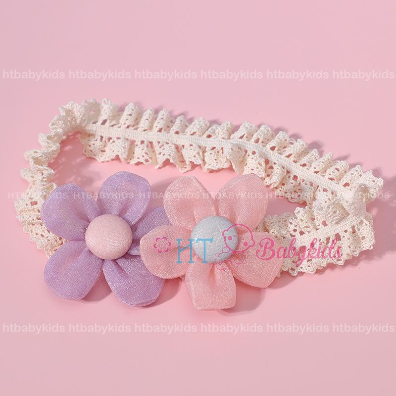 ❤ Băng đô, Tuban Hoa Xinh Cho Bé Gái, Bé Sơ Sinh Đầy Tháng Thôi Nôi ❤