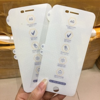 Dán PPF nhám AG chống bám vân tay iphone 7 plus/8 plus( mặt trước)