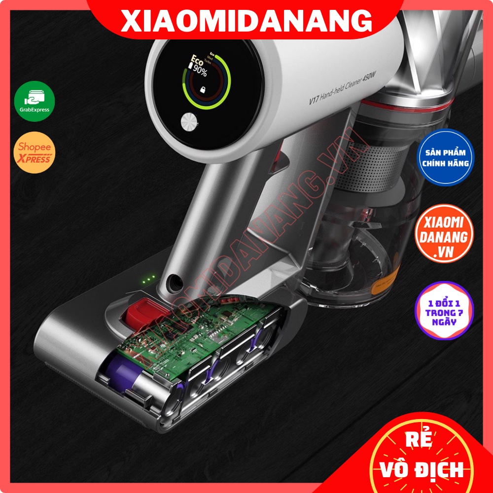 Máy hút bụi không dây cầm tay Xiaomi Redroad V17 Lực hút vô địch Bảo hành 24 tháng