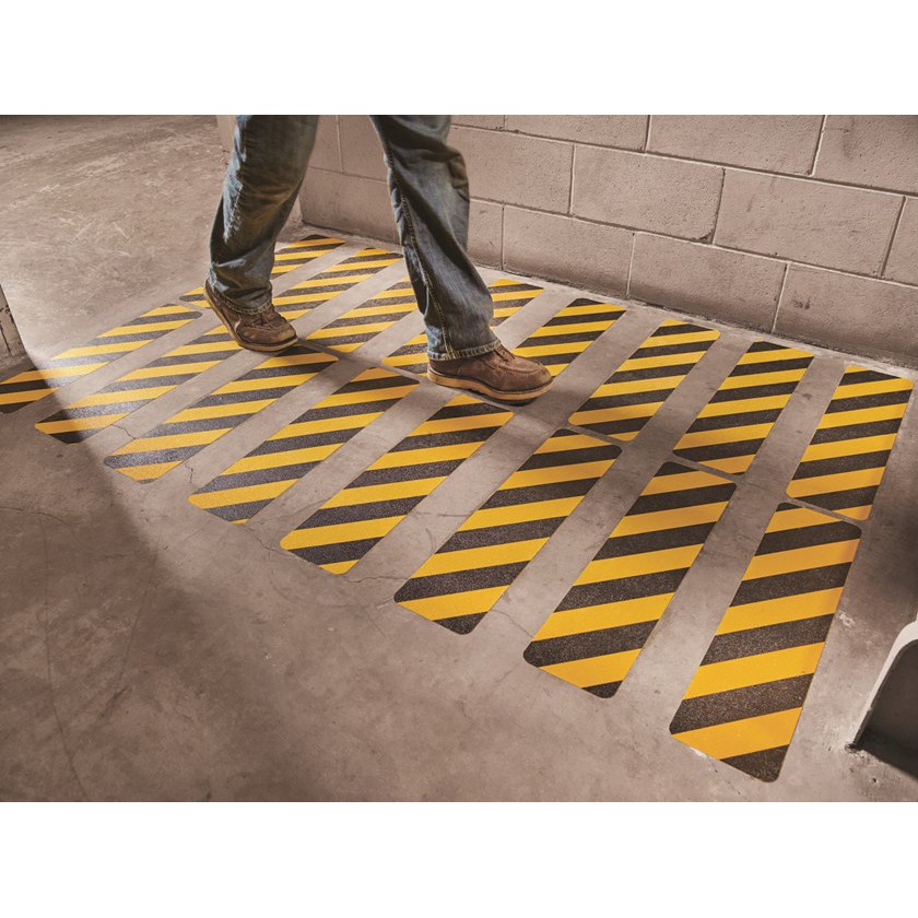 1 Mét Băng Keo Chống Trơn Trượt 3M 613 Safety Walk Vàng đen