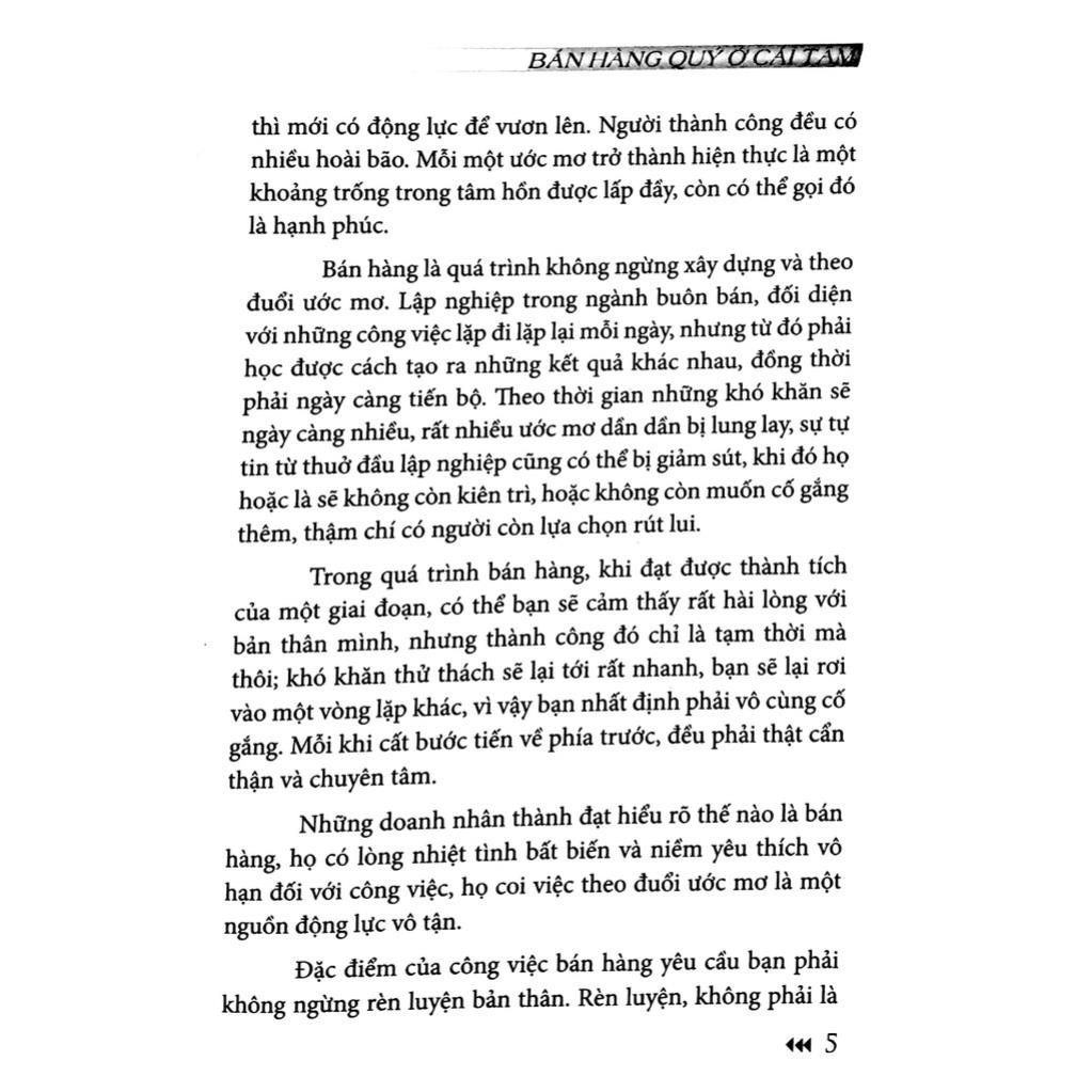 Sách Minh Long - Bán Hàng Quý Ở Cái Tâm