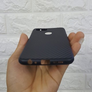 Ốp lưng oppo f9 silicon vân carbon cực đẹp
