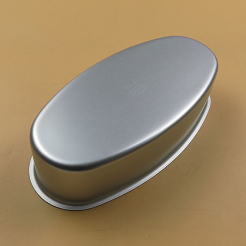 Khuôn Làm Bánh Hình Oval 8 Inch Bằng Hợp Kim Nhôm Chống Dính Tiện Dụng