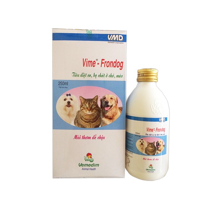 Thuốc Xịt Trị Ve Rận Cho Chó Và Mèo Vime Frondog 250ml