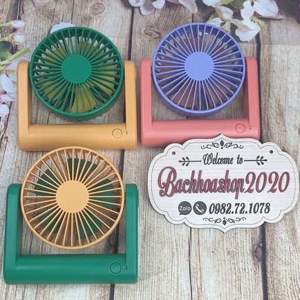 Quạt sạc tích điện mini ZM 103 để bàn nhỏ gọn 3 chế độ tốc độ gió cực mát