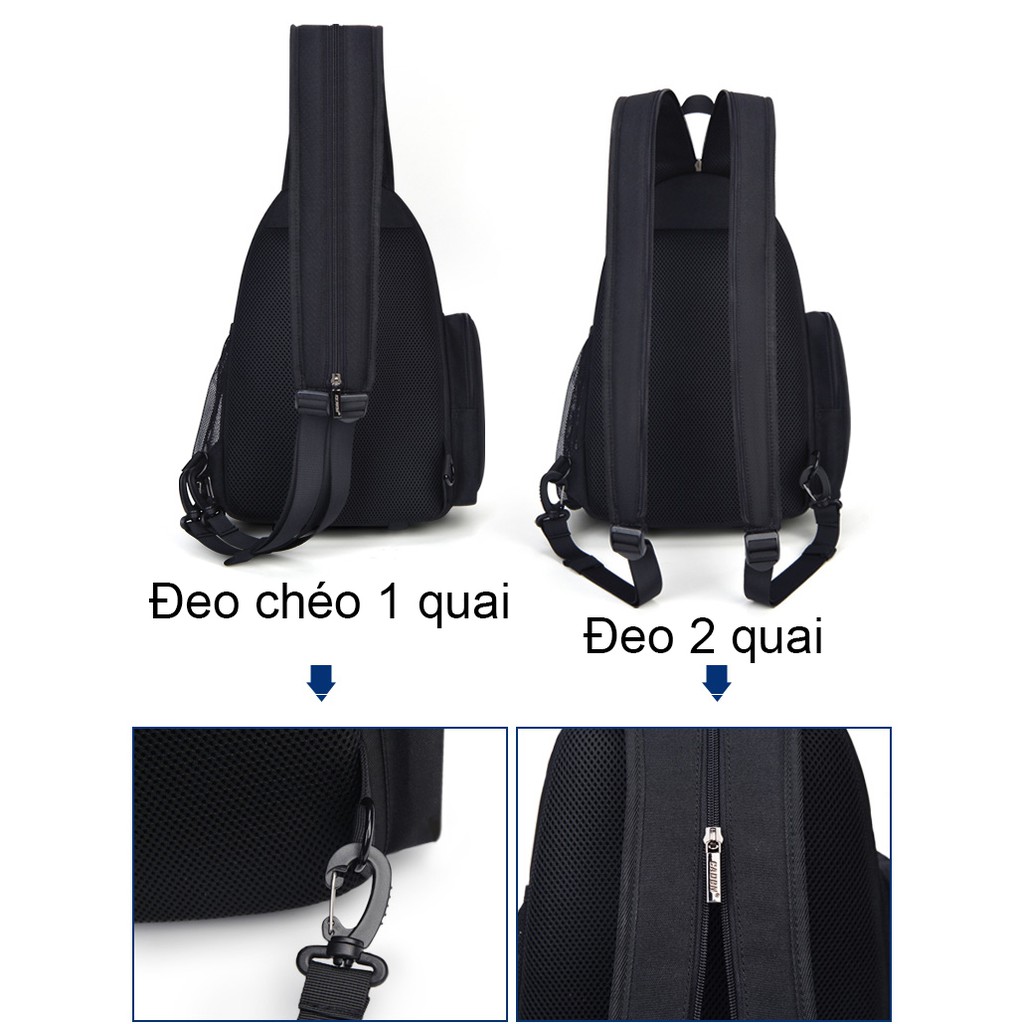 Balo máy ảnh CW D17 đa năng 2 in 1