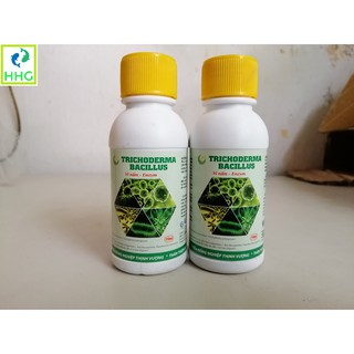 2 LỌ TRICHODERMA BACILLUS ỨC CHẾ NẤM, VI KHUẨN, TUYẾN TRÙNG