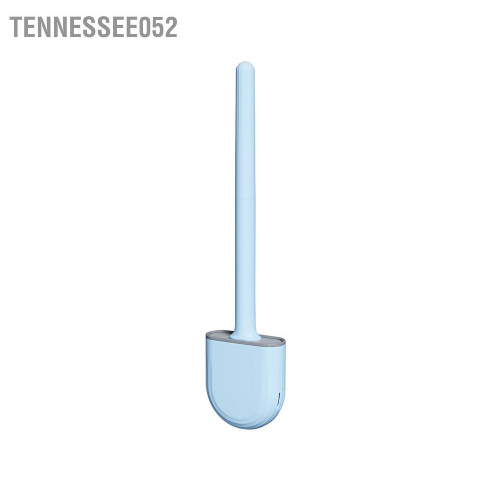 Tennessee052 Wall Mounted Toilet Brush Mini Bathroom Cleaning with Detachable Handle