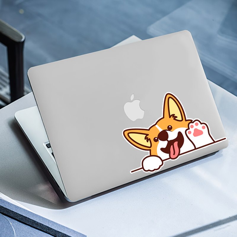 Sticker dán mũ bảo hiểm, vali, laptop cực xinh PVC chống nước cắt sẵn - MBH AHAHA