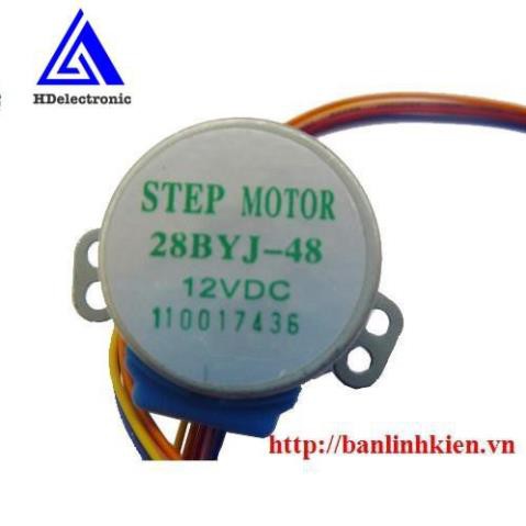 [TP] [Siêu Rẻ] Động Cơ Bước 12V STEP MOTOR 28BYJ-48 12VDC zin