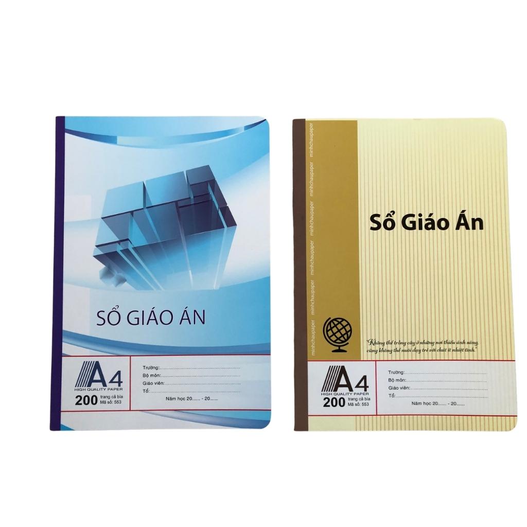 Sổ Giáo Án kẻ ngang A4 200/300 trang Minh Châu - 1 quyển