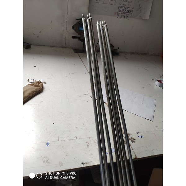 Trụ chống lều cắm trại tùy chọn kích thước