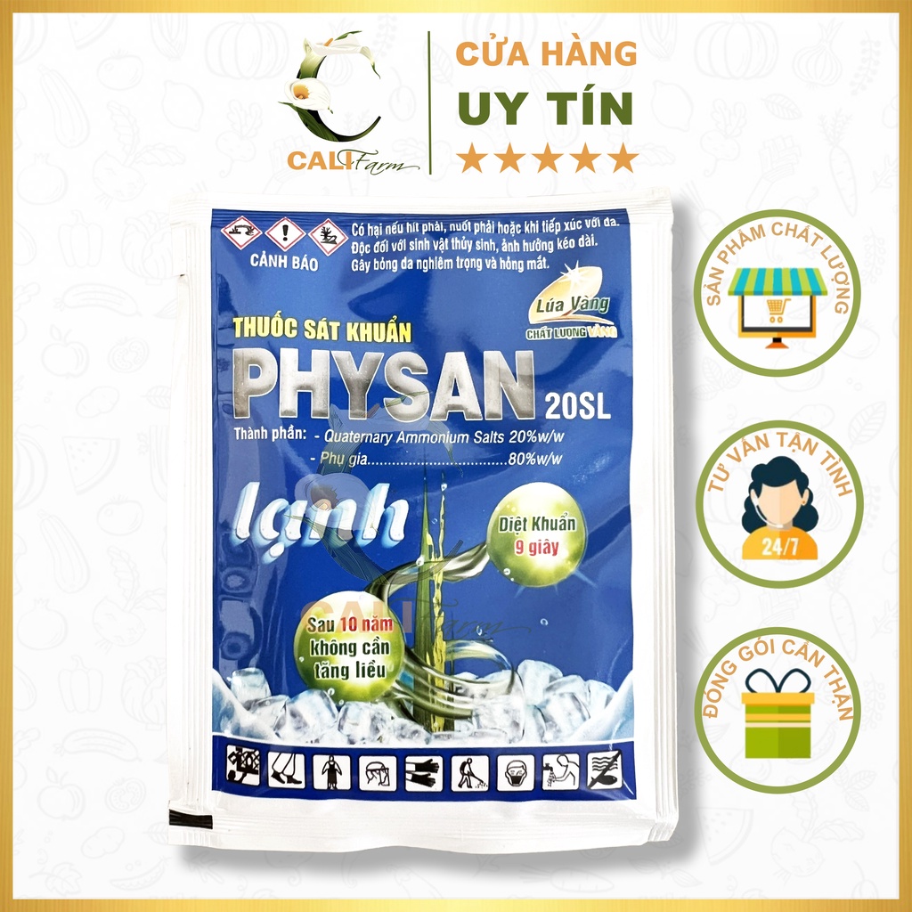 Thuốc Sát Khuẩn Cây Trồng Physan Gói 25ml Lúa Vàng
