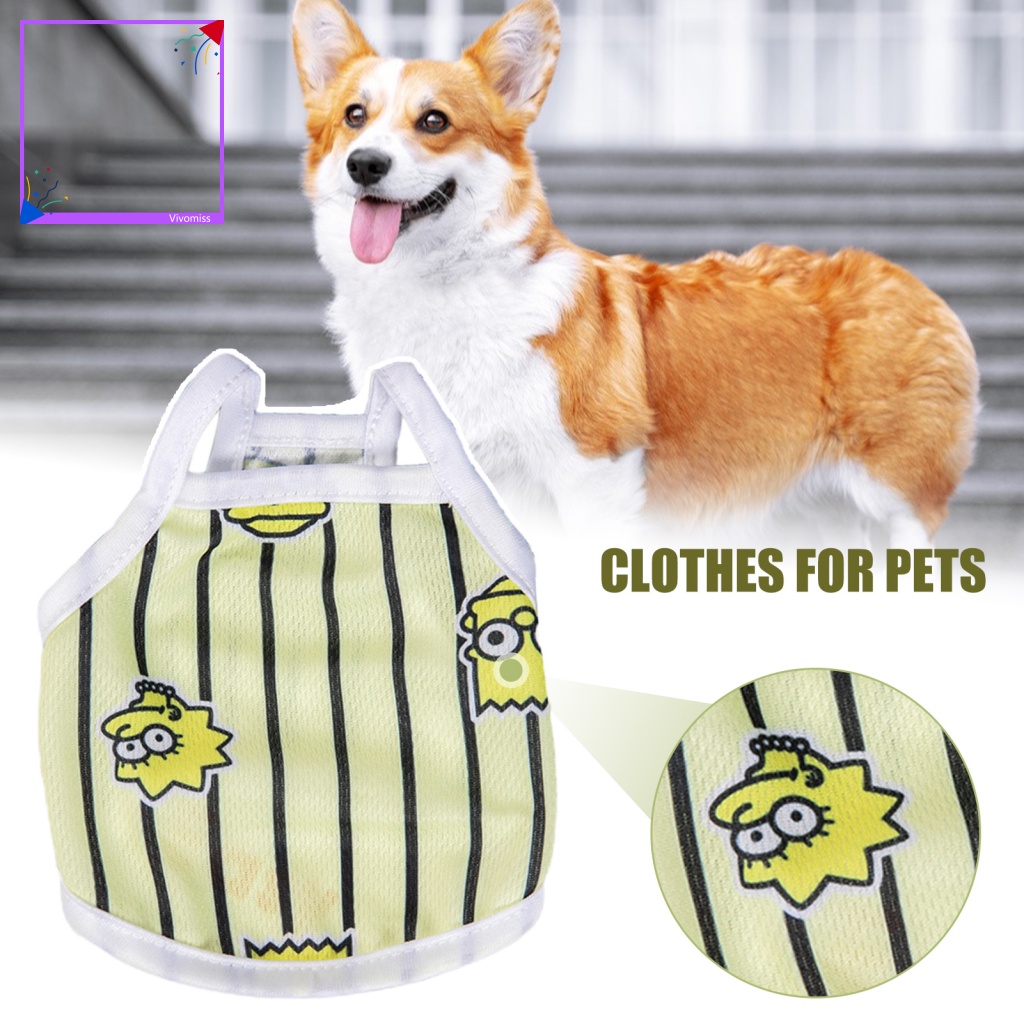 Áo Sơ Mi Kẻ Sọc Mềm Mại Chống Nhăn Thời Trang Mùa Hè Cho Thú Cưng