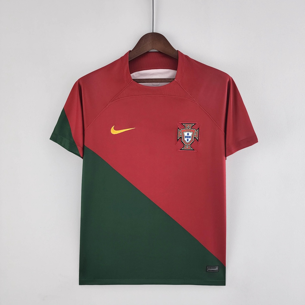 Áo Thun Bóng Đá Đội Tuyển Bồ Đào Nha Size S-4XL 22 / 23