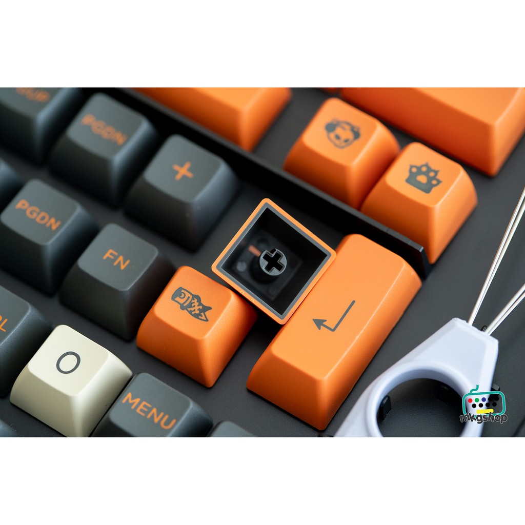 Nút bàn phím keycap ASA Carbon Retro PBT doubleshot