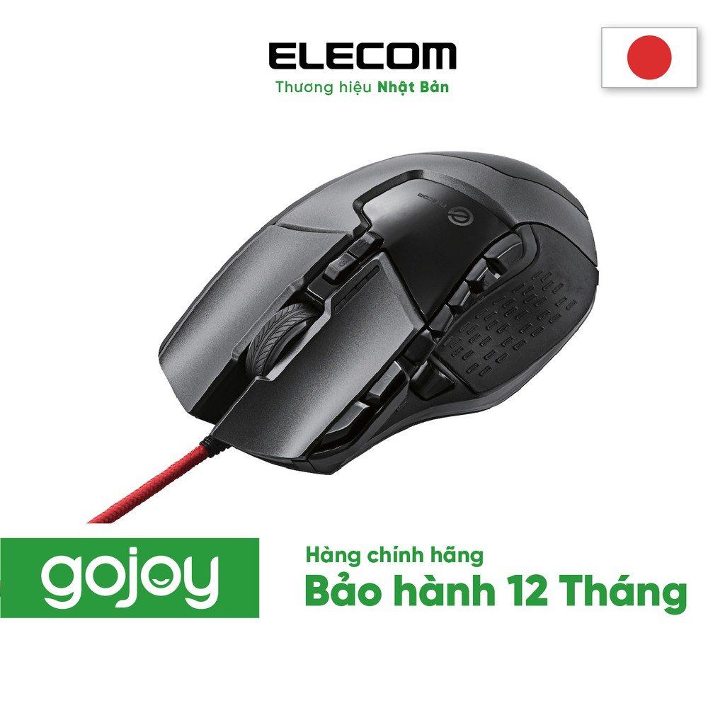 Chuột Ganing 16.000 dpi 13 nút ELECOM M-G02UR chính hãng - Bảo hành 12 tháng