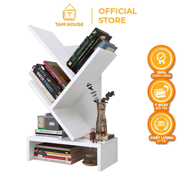 Kệ sách đa năng tiện ích mẫu mới Tâm House K41