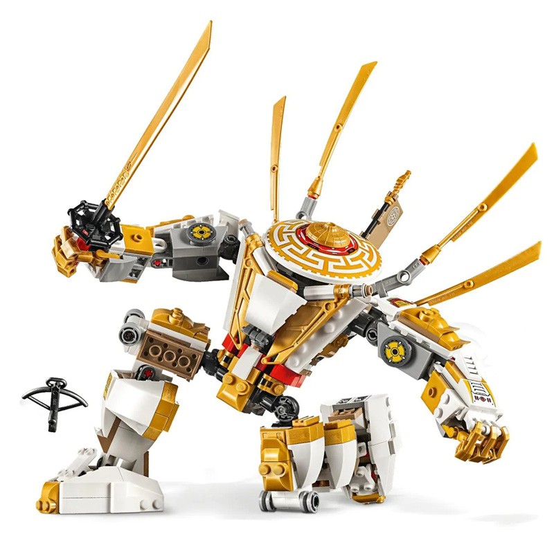 Đồ chơi Lắp ghép Mô hình 2020 NEW NINJA Legacy Golden Mech Titan Robot Bela 11492