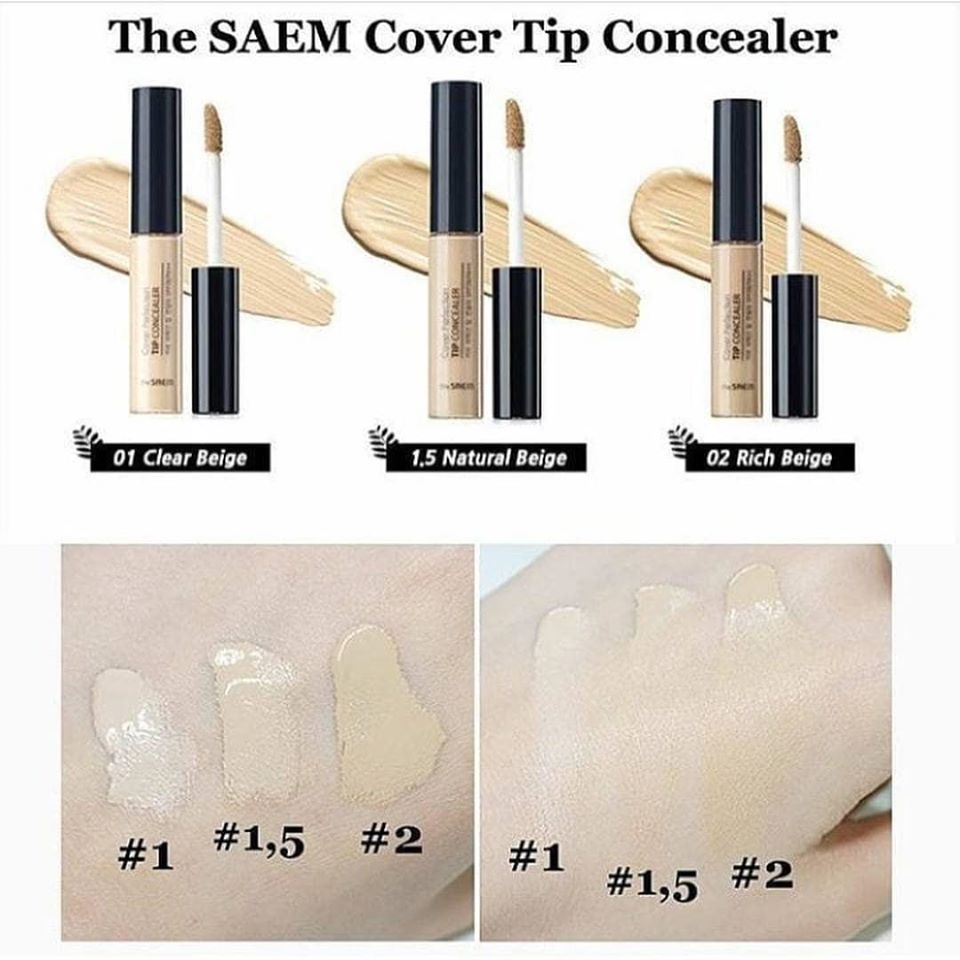 Kem Che Khuyết Điểm The Saem Cover Perfection Tip Concealer | BigBuy360 - bigbuy360.vn