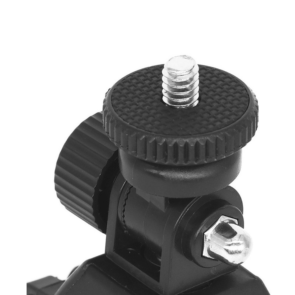 Kẹp Gắn Máy Quay Hành Trình Gopro Hero Bằng Nhựa Màu Đen Có Thể Điều Chỉnh Nhiều Màu