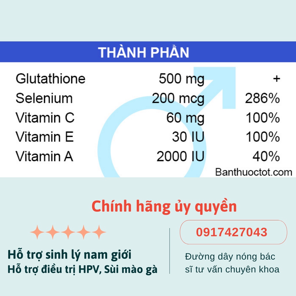 Sản phẩm cải thiện sức khoẻ NQV Daily SG về sinh sản và sinh lý dành cho nam giới