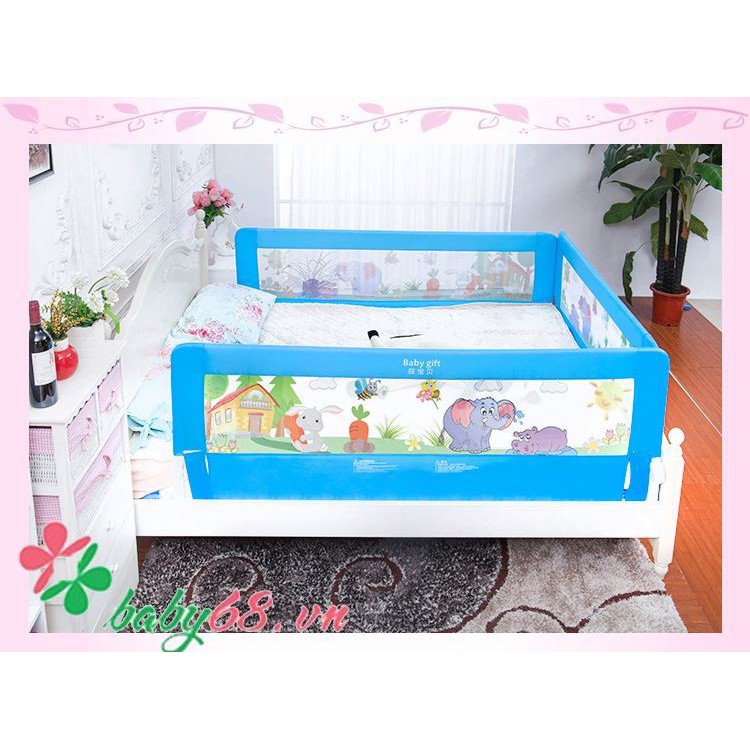 Thanh chắn giường Baby Gift dạng gập cao 90cm