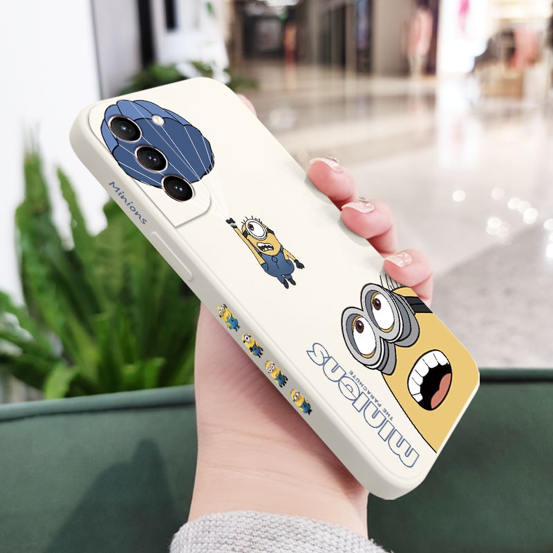 Ốp Điện Thoại Họa Tiết Trái Chuối / Quái Vật Dễ Thương Cho Samsung Galaxy S21 S20 FE Ultra Plus