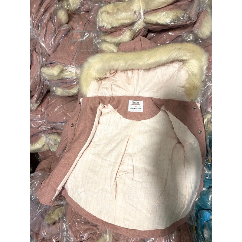 Áo khoác dạ Zara bé gái