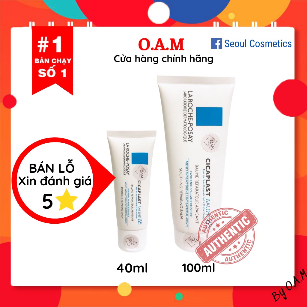 Kem Dưỡng La Roche Posay b5 phục hồi da Cicaplast b5 Baume 40ml & 100ml