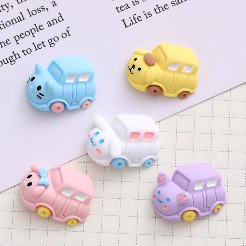[Met] Gói 1 Cái / Gói Nhựa Resin Hoạt Hình Xe Hơi Tự Làm Trang Sức Thủ Công DIY