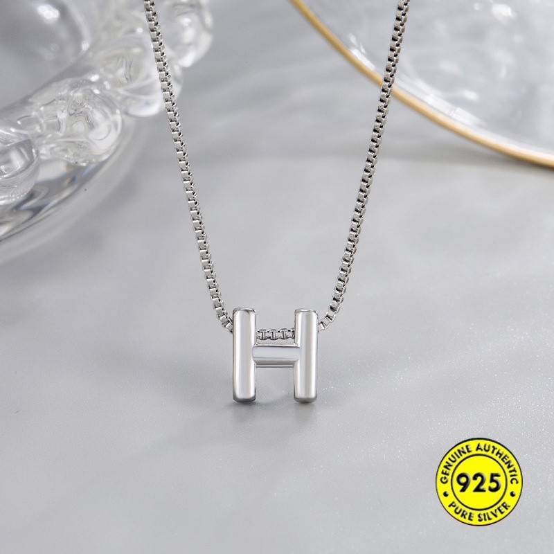 Dây Chuyền Mặt 26 Chữ Cái Tùy Chọn Phong Cách Pháp Đơn Giản Cho Cặp Đôi